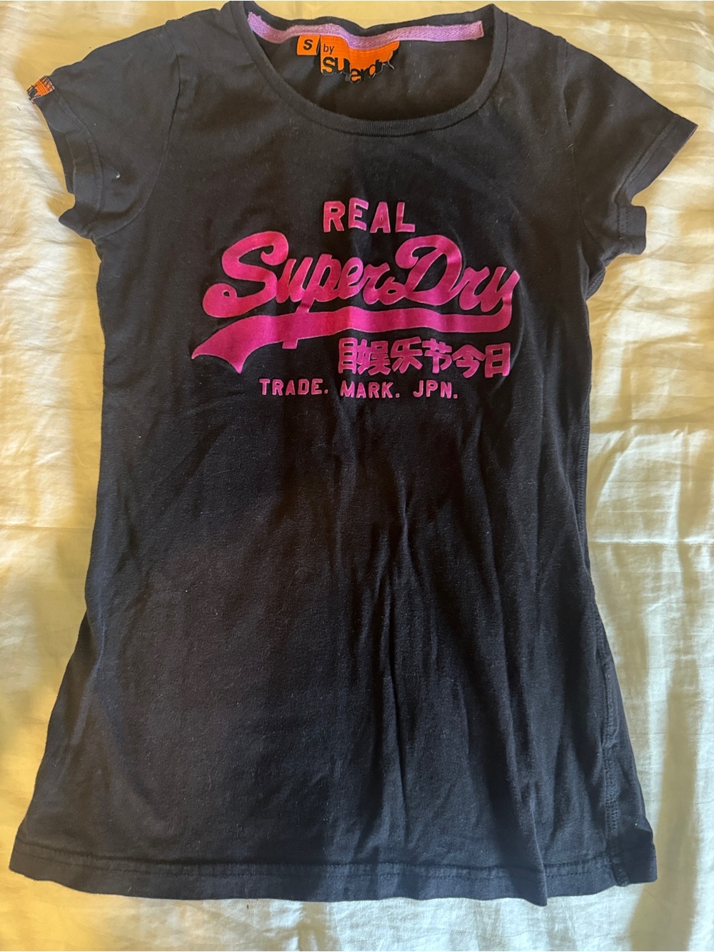 Super Dry Women’s Short Sleeve T-Shirt in size S